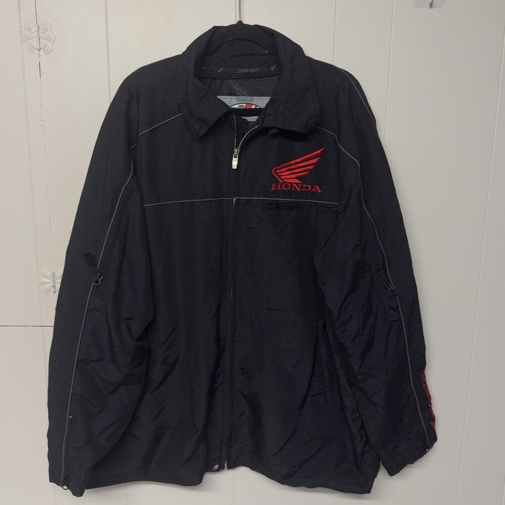 Joe Rocket Official Licensed Honda Racing Jacket Embroidered Logo Mesh Lined XL
